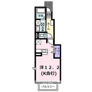 広島県府中市中須町【アパート】の間取り