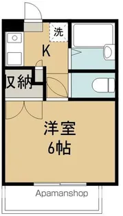 コーディアルハウス一本杉町【106号室】の間取り