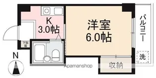 リベルテ二番丁【2階】の間取り