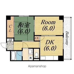 コーポ愛【3階】の間取り
