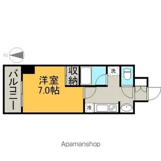 レジデンス名古屋千代田【9階】の間取り