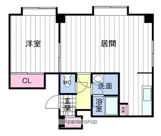 ALLEZ麻生【3階】の間取り