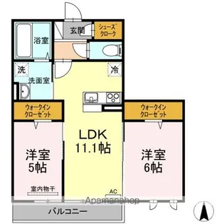 ハーベスト【3階】の間取り