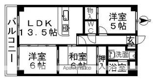 愛知県名古屋市昭和区北山町2丁目【マンション】の間取り