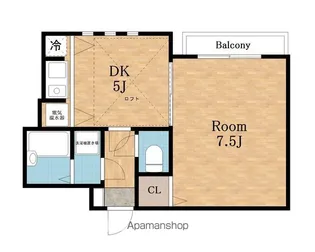 W−RENT OKADA【102号室】の間取り