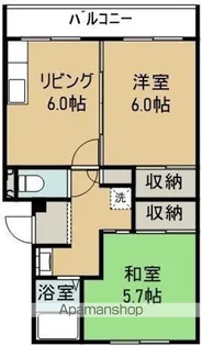 メゾン・ド・シャモニー【304号室】の間取り