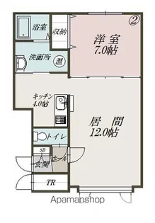ようよう【202号室】の間取り