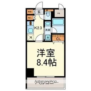 グランルージュ栄 Ⅱ【2階】の間取り