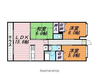 INSURANCE BLD.XI【4階】の間取り