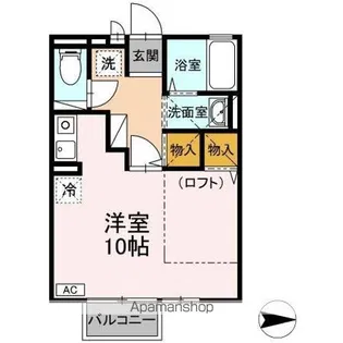 スペース北谷【2階】の間取り