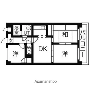 グランドール藤ヶ丘東【4階】の間取り
