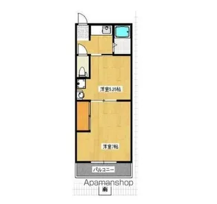 メゾンフォレスト【3階】の間取り