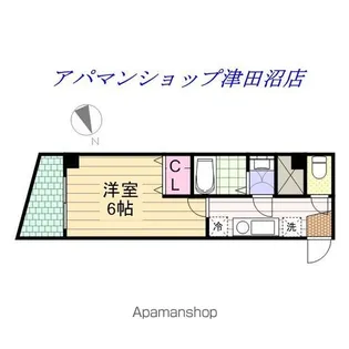 CUBE ’S【4階】の間取り