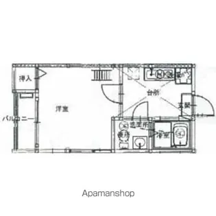 フォービエン川西【2階】の間取り