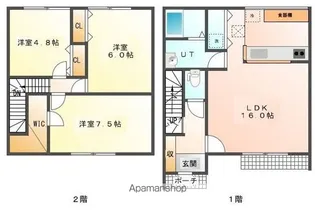 レガーメ西野【1階】の間取り
