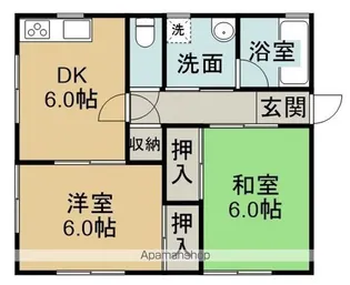 ラ・サンテ【1階】の間取り