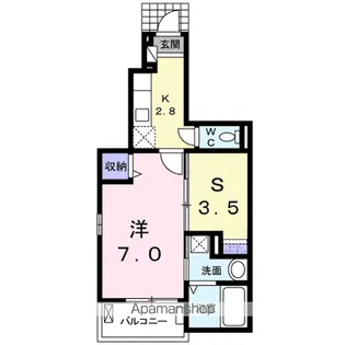 エミネンス・クレストⅡ【1階】の間取り