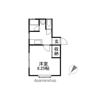 チェリーガーデンハイツ【201号室】の間取り