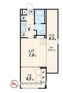 LA DOUCEUR西落合【2階】の間取り