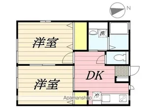 ハイランドハイツ【1階】の間取り