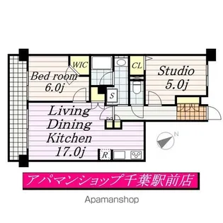 グランダジュール千葉みなと【2階】の間取り