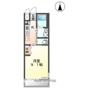 コンフォルト優【2階】の間取り