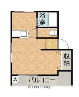 光ハイツ【201号室】の間取り