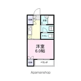 メゾンK&AⅡ A【102号室】の間取り