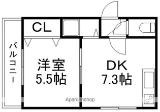 ラコートボヌール山の手【3階】の間取り