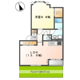 ピュア・コートⅡ【1階】の間取り