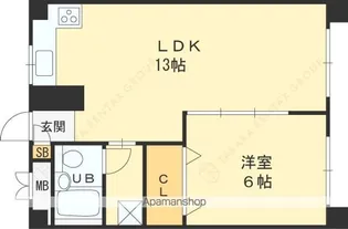モンドベルピア【1階】の間取り