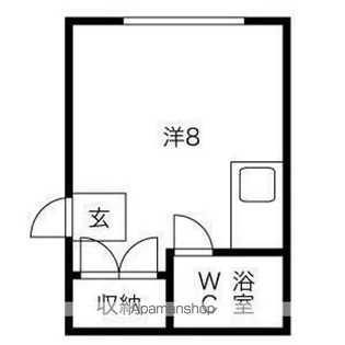 セブンテンハイツ【101号室】の間取り