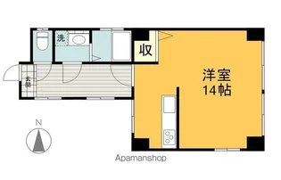 愛林ビル【502号室】の間取り