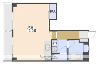 Gラインビル【504号室】の間取り