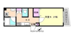 LUZ(ルース)【3階】の間取り