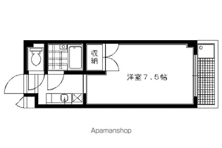 レジデンス丸高【102号室】の間取り