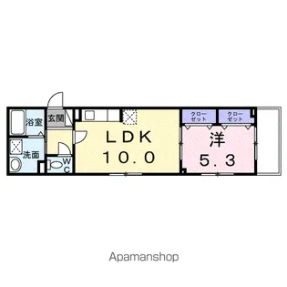 CASA南千住【3階】の間取り