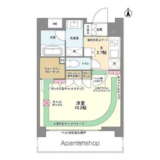 スタイリオ蒲田【9階】の間取り
