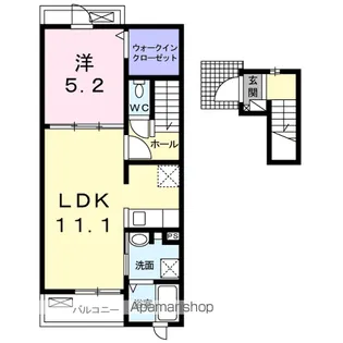 ブリーズB【2階】の間取り