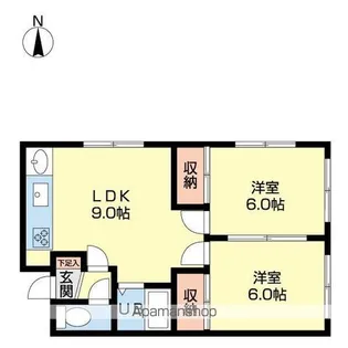 コーポサンエー【201号室】の間取り