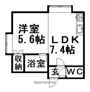 第30森宅建マンション【103号室】の間取り
