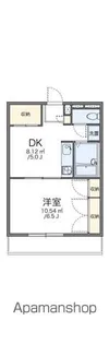 レオパレスクレベール【2階】の間取り