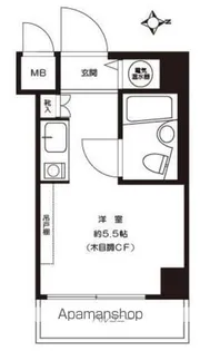 ロジマン御苑【8階】の間取り