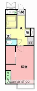 レオパレスメローネⅤ【1階】の間取り