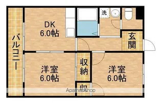 サンシャルム佐藤町【1階】の間取り
