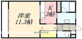 シュロス久根別【106号室】の間取り