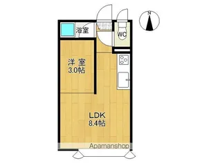 スカイパレス栄【2号室】の間取り