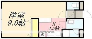 PETIT CHATEAU(プチシャトウ)【213号室】の間取り