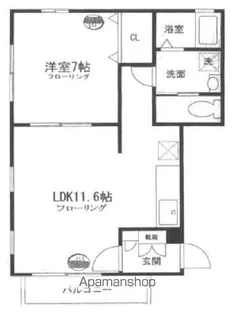 ツインハウス富紀【2階】の間取り