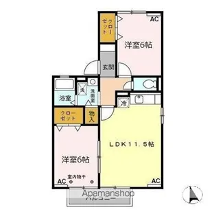 ドシル【2階】の間取り
